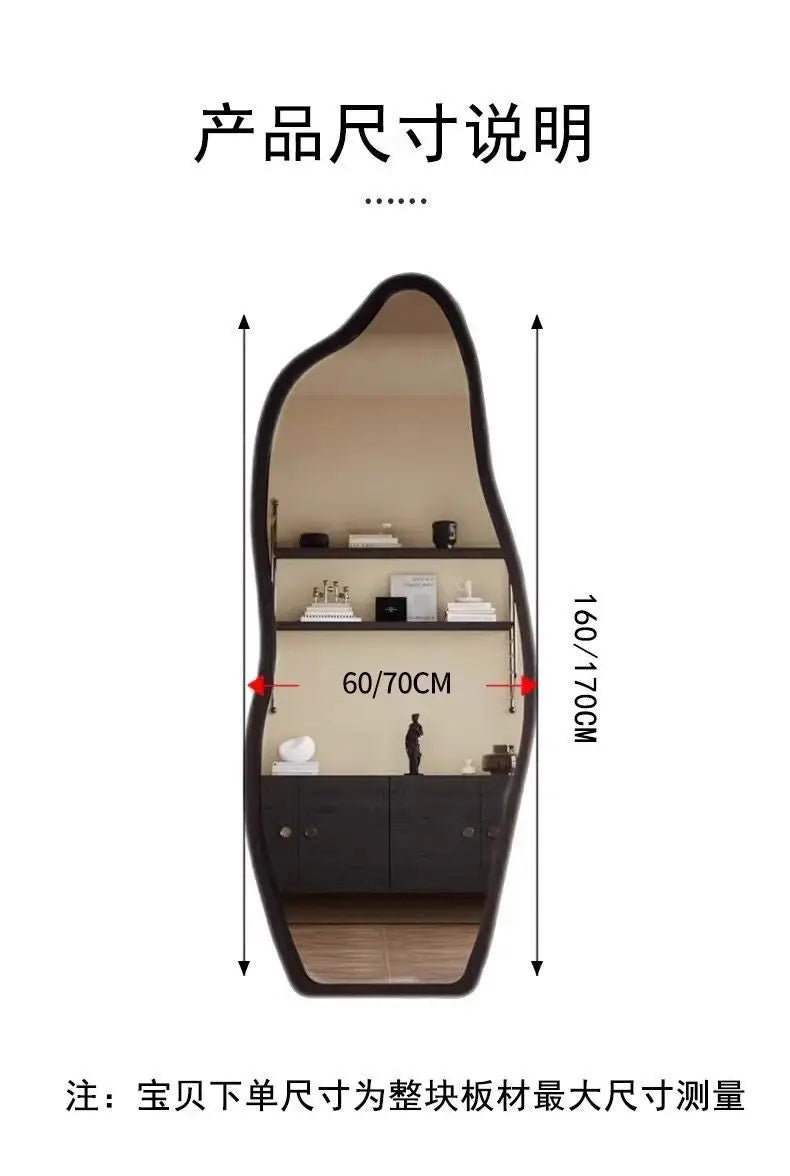 Funky Aesthetic Mirror Standing Living Room Girls Bedroom Mirror Full Length Design Espejo De Cuerpo Completo House Decoration