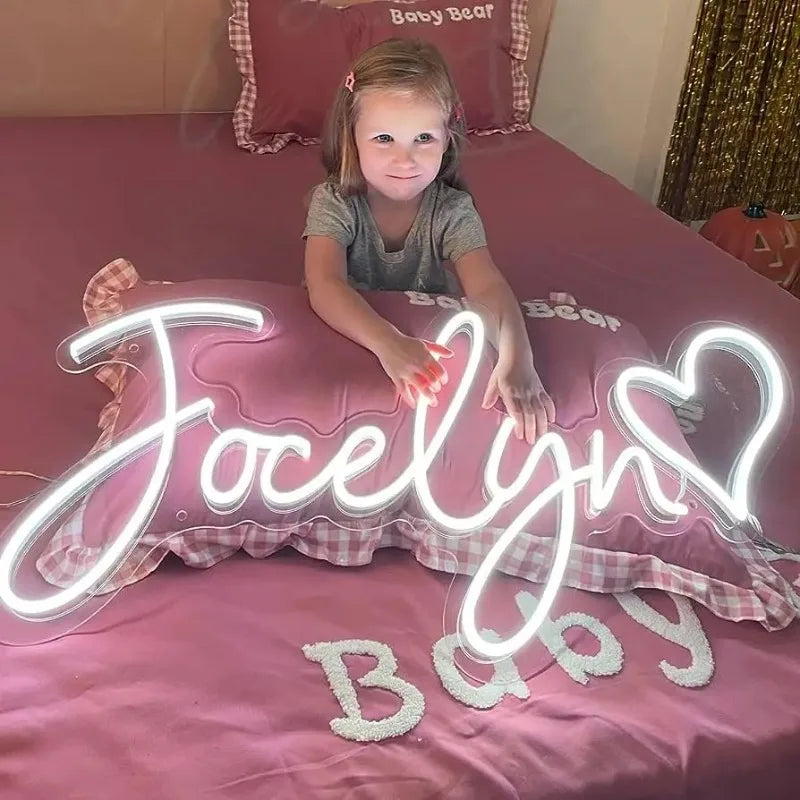 Customizable Led Name Sign Gift for Kid Custom Name Signs Teenage Gift Neon Sign for Wall Decor Bedroom Decor Personalized Gifts