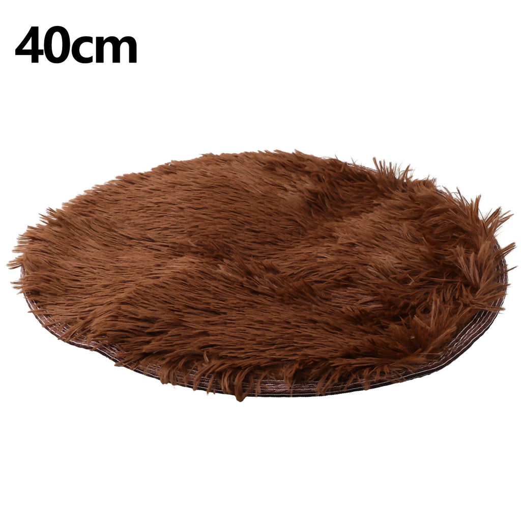 1pc home Rugs Large Shaggy Rug 40/60/80cm Super Soft Round Mat Living Room Bedroom Carpet Multi Color Select For Home Decor