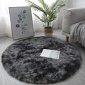 Cute Non-slip Round Soft Shaggy Rug Modern Round Rugs For Kids Bedroom Fluffie Shaggy Round Rugs For Baby Room Decoration Salon