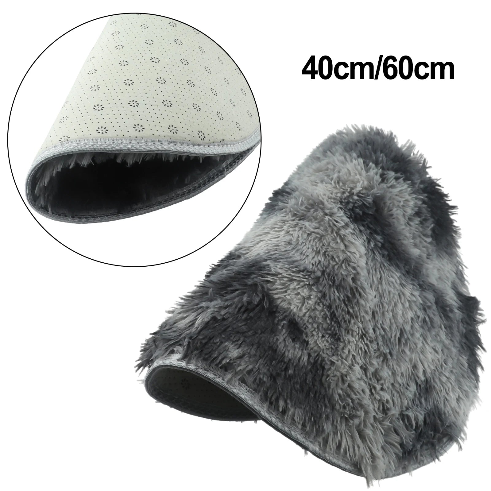 Cute Non-slip Round Soft Shaggy Rug Modern Round Rugs For Kids Bedroom Fluffie Shaggy Round Rugs For Baby Room Decoration Salon