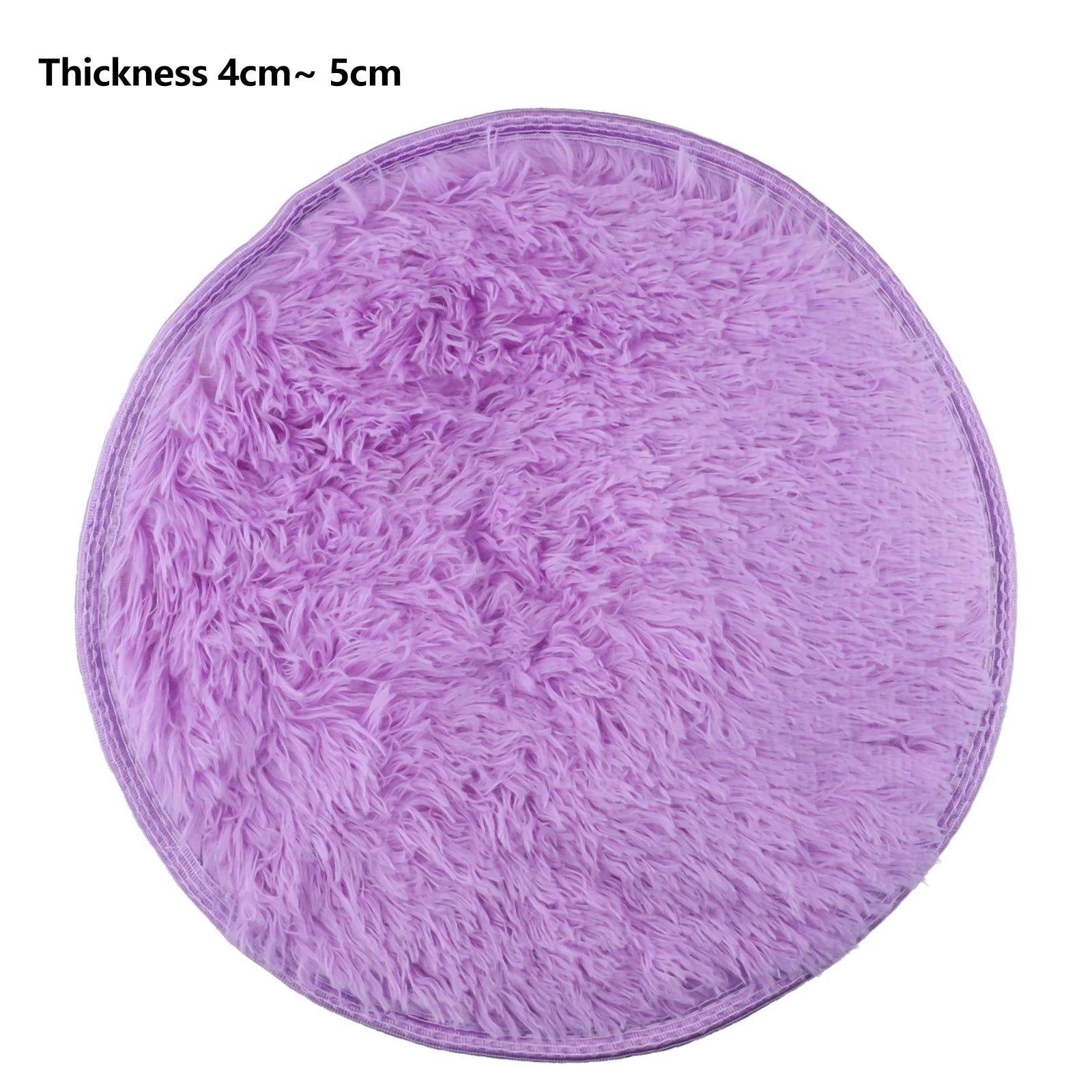 1pc home Rugs Large Shaggy Rug 40/60/80cm Super Soft Round Mat Living Room Bedroom Carpet Multi Color Select For Home Decor