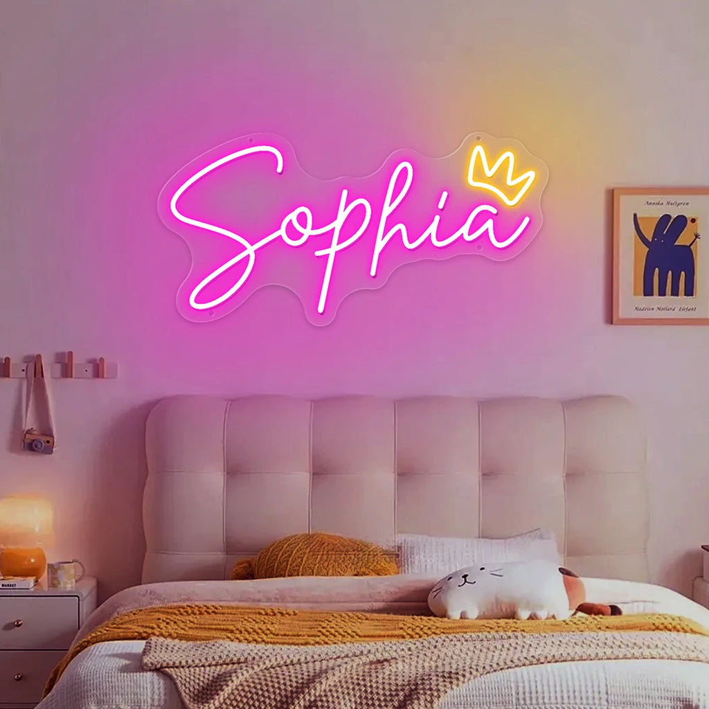 Custom Led Name Sign Gift for Kid Custom Name Signs Teenage Gift Led Neon Sign for Wall Decor Bedroom Decor Personalized Gifts
