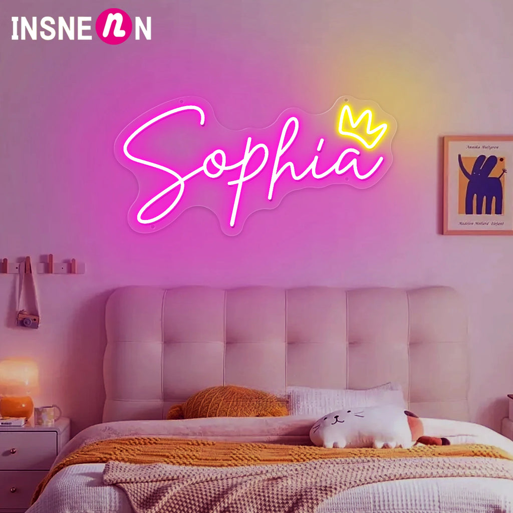 Custom Led Name Sign Gift for Kid Custom Name Signs Teenage Gift Led Neon Sign for Wall Decor Bedroom Decor Personalized Gifts