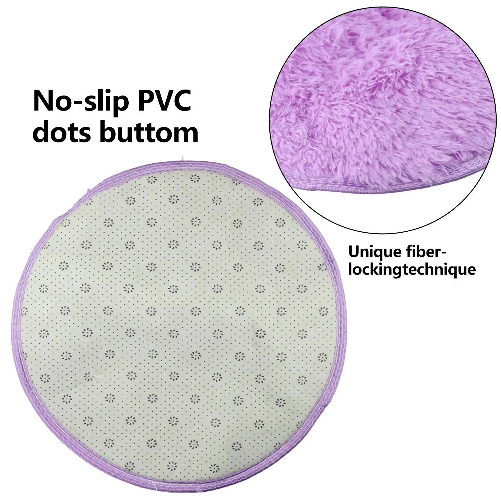 1pc home Rugs Large Shaggy Rug 40/60/80cm Super Soft Round Mat Living Room Bedroom Carpet Multi Color Select For Home Decor