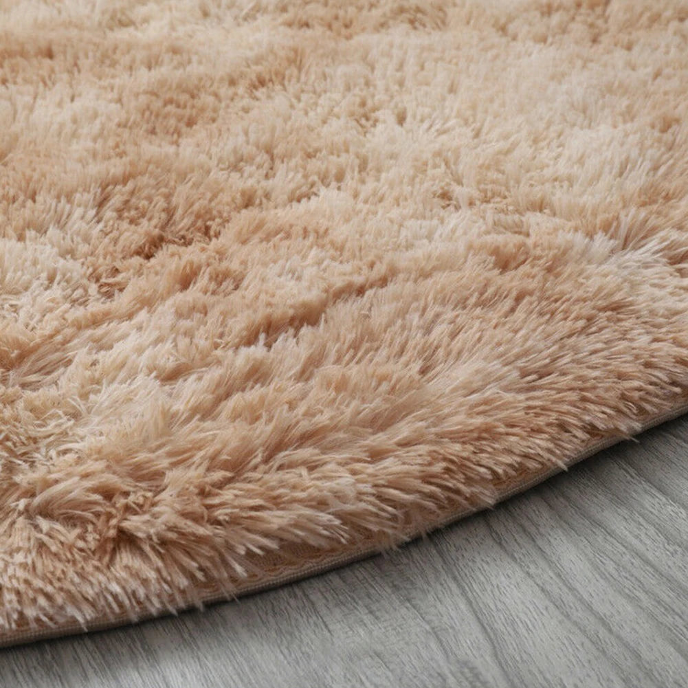 1pc home Rugs Large Shaggy Rug 40/60/80cm Super Soft Round Mat Living Room Bedroom Carpet Multi Color Select For Home Decor