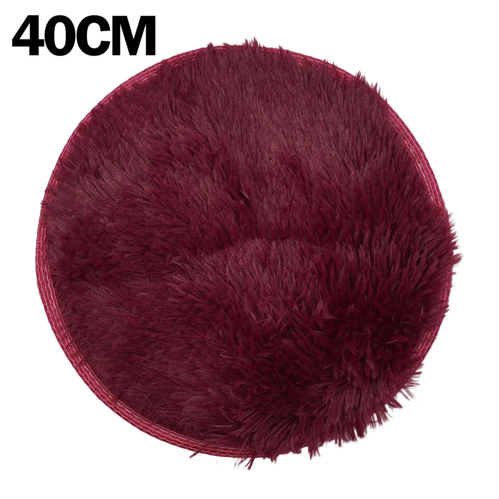 1pc home Rugs Large Shaggy Rug 40/60/80cm Super Soft Round Mat Living Room Bedroom Carpet Multi Color Select For Home Decor