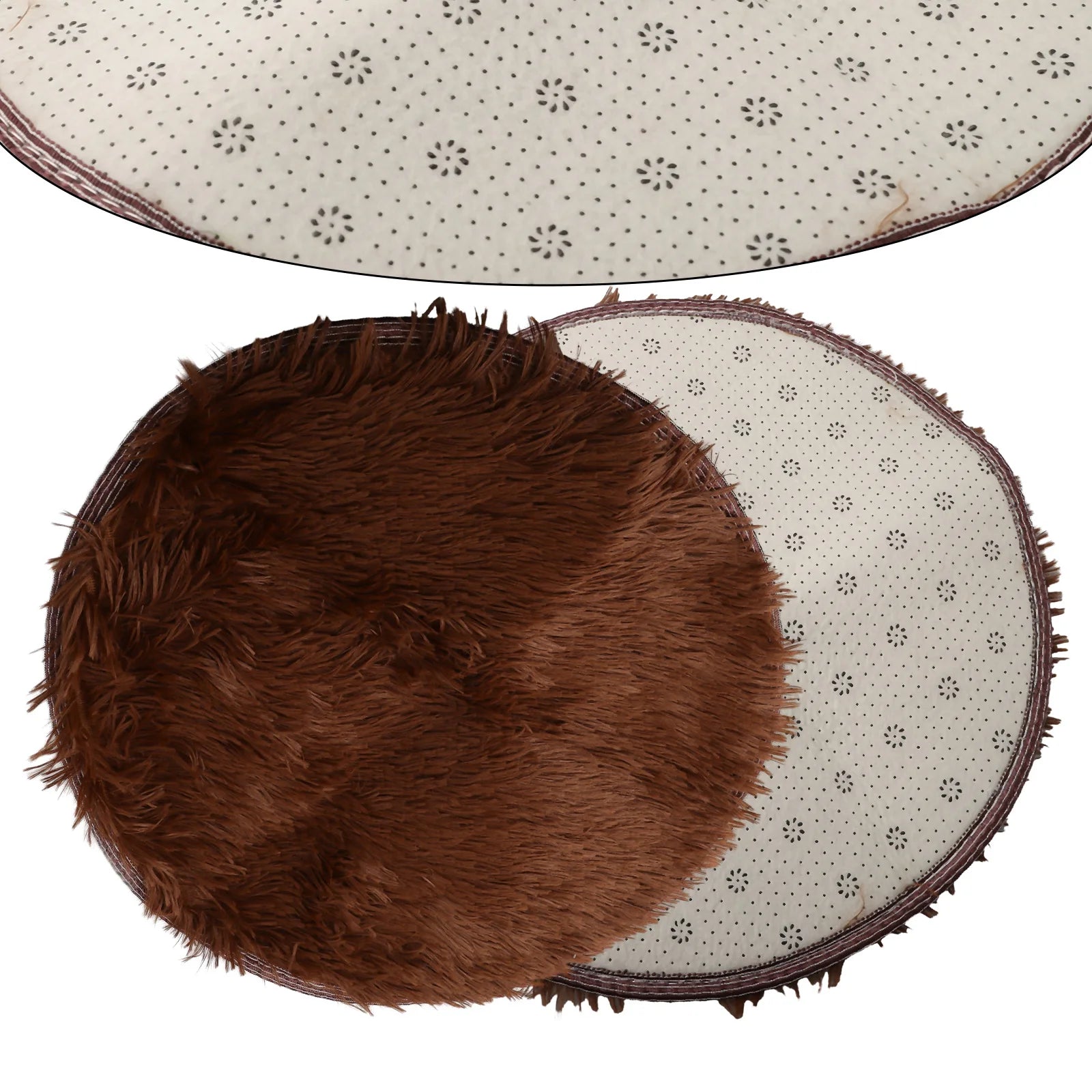 1pc home Rugs Large Shaggy Rug 40/60/80cm Super Soft Round Mat Living Room Bedroom Carpet Multi Color Select For Home Decor