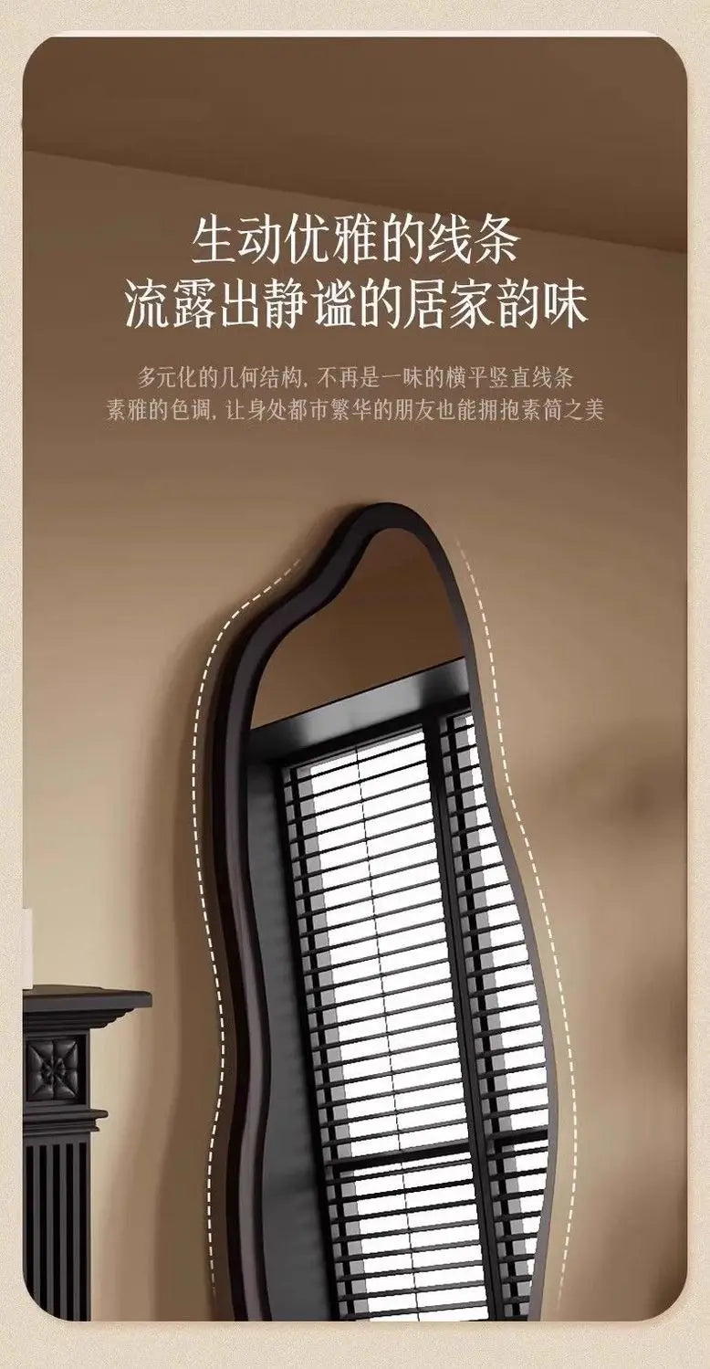 Funky Aesthetic Mirror Standing Living Room Girls Bedroom Mirror Full Length Design Espejo De Cuerpo Completo House Decoration
