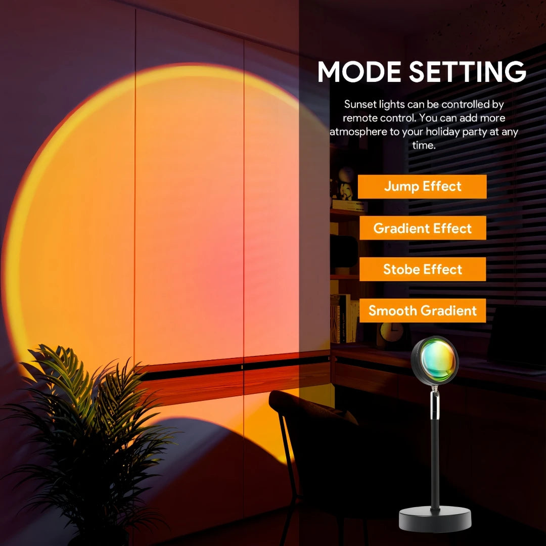 Sunset Lamp with Remote, 16 Colors Multicolor Changing LED Night Light, Photography Selfie Party, Decor Xmas Gifts for Women